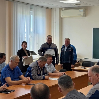 На «Аммонии» состоялось вручение наград представителям цехов, которые участвовали в конкурсе «Лучшее летнее оформление территорий цехов»