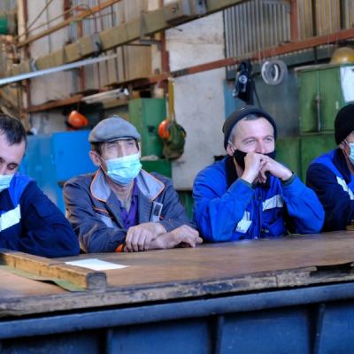 Заместитель главного врача МЦРБ посетил АО «Аммоний»