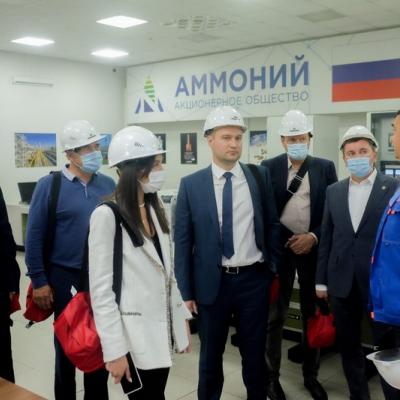 АО «Аммоний» с рабочим визитом посетил министр сельского хозяйства и продовольствия Республики Татарстан Марат Зяббаров