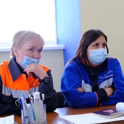 Заместитель главного врача МЦРБ посетил АО «Аммоний»