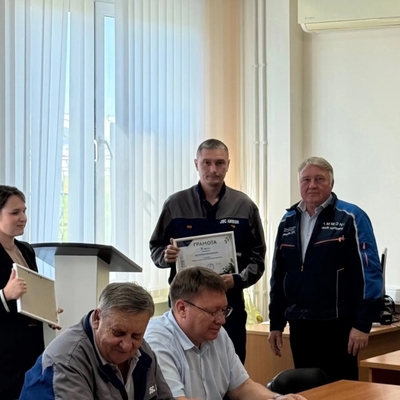 На «Аммонии» состоялось вручение наград представителям цехов, которые участвовали в конкурсе «Лучшее летнее оформление территорий цехов»
